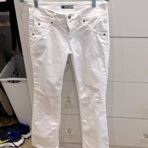 Hudson white pants.